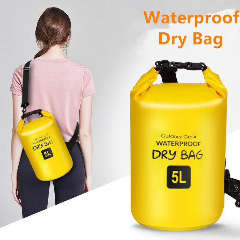 Floating Waterproof Dry Bag,Roll Top Sack Keeps Gear Dry For Kayaking ...