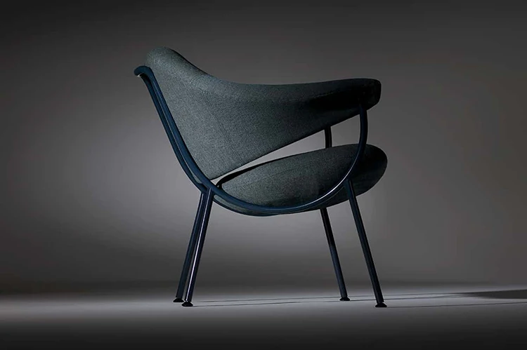 设计模制泡沫客厅装饰软垫织物休闲休息室穆拉诺扶手椅轻松懒人椅子