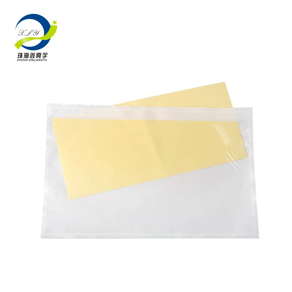 Self Adhesive Clear Open 250mm Packing Slip Envelopes - Buy Self-seal ...