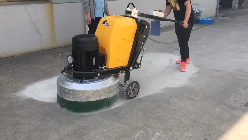 S650 Jiansong Four Heads Planetary Concrete Floor Grinder - Buy ...