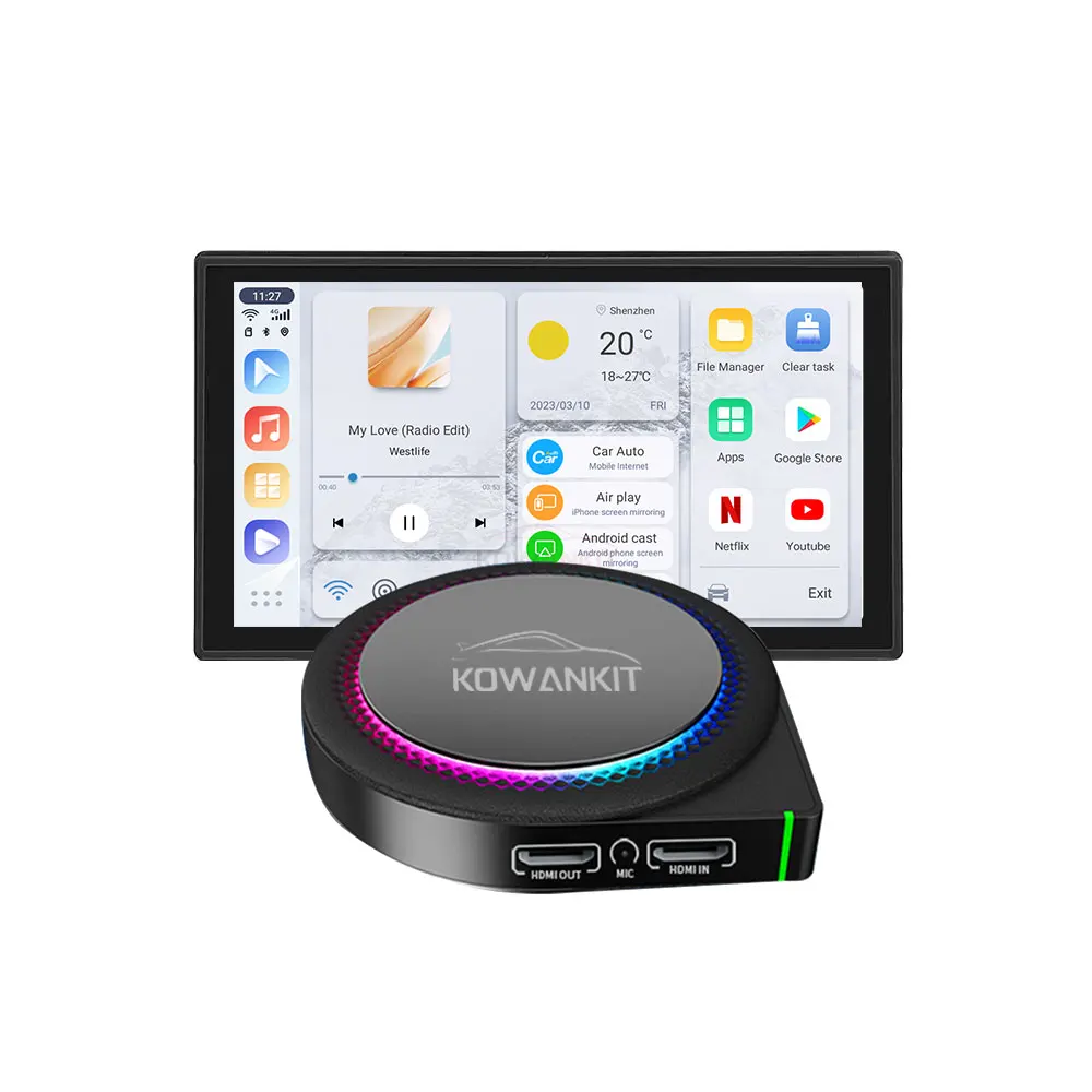 CarPlay AI BOX 8GBメモリ/128GB Android12 Hd-port Carplay Ai Box - Android 13, 8GB RAM, 128GB Storage
