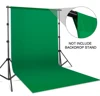 3x2M Solid Color Backgrounds Green Screen Cotton Muslin Background Photography Backdrop Lighting Studio Image