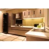 NICOCABINET Custom MDF Door Material High Gloss Lacquer Flat Simple Kitchen Cabinet Modern Kitchen Cabinet Design