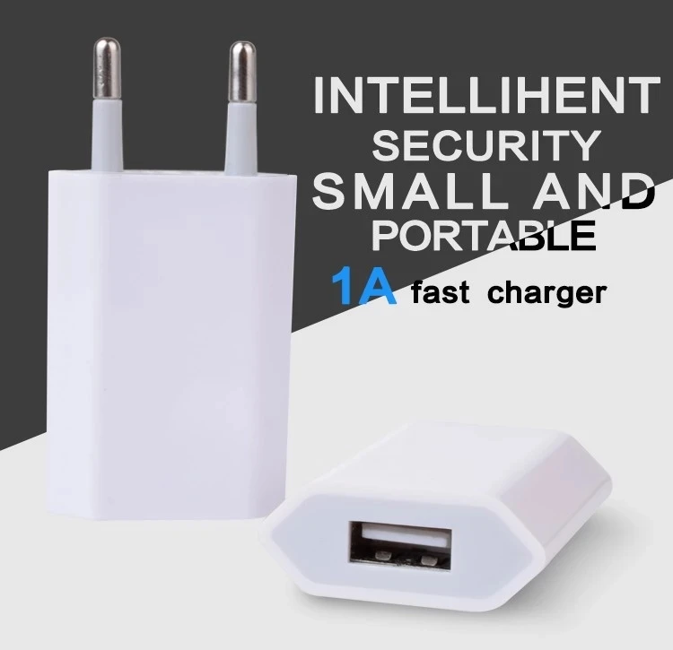 ICE-Bingo USB EU Wall Charger 5V 1A High Quality White Micro USB Power Adapter For iPhone Xiaomi Huawei Adapter USB Charger