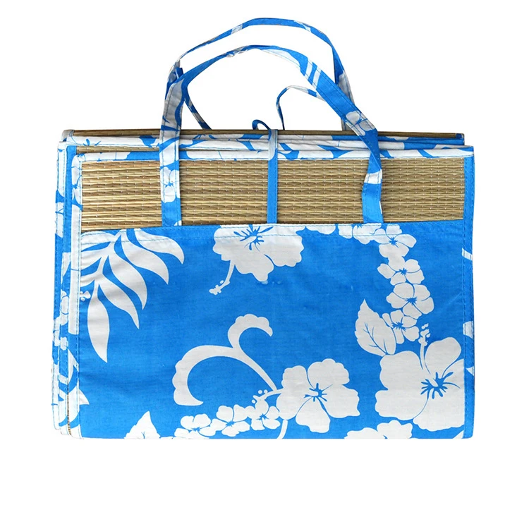 Wholesale Portable And Packable Straw Beach Mat 3 Folded Part Buy