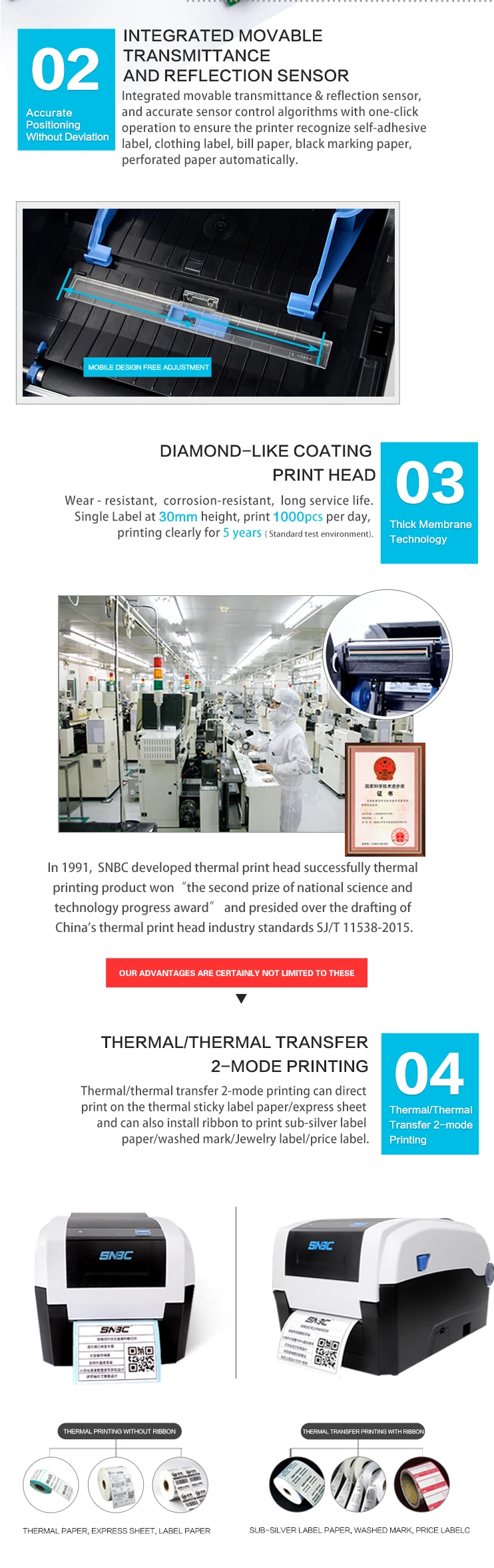 Precision Control Barcode Printer Mainboard Vial Label Android Barcode