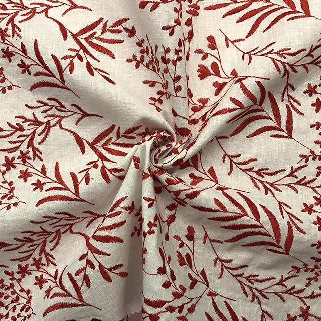 Wholesale 2022 Fancy Fashion Embroidered Multi Color Cotton Linen