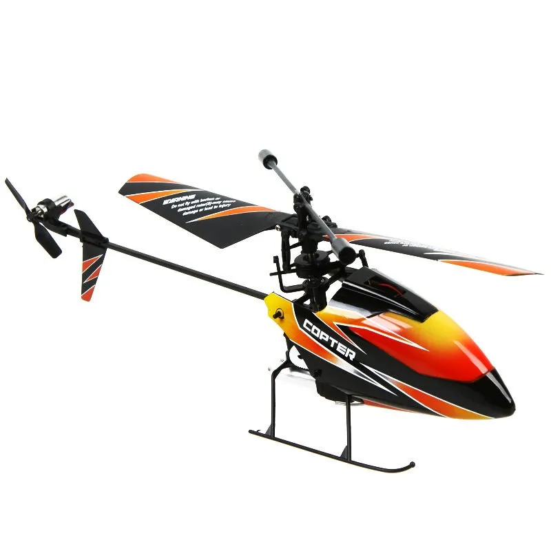 Rc Helicopter Toy Flying Remote Control 2.4Ghz Single Blade Propeller Radio New