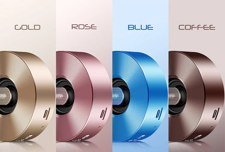 Wireless Bluetooth Speaker Phone Mini Portable Small Steel Cannon Home Audio Subwoofer Speaker - ANKUX.COM