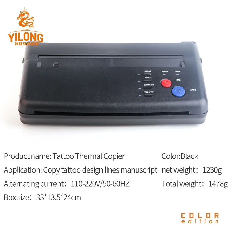 Thermal Tattoo Copier Transfer Machine