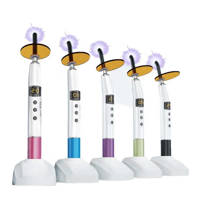 Colorful Wireless Led Dental Curing Light With Caries Detection
