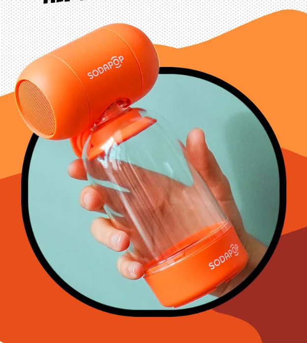2021 new Creative Bottle Wireless Blue-tooth Speaker Large Volume Beverage Bottle Speaker - ANKUX.COM