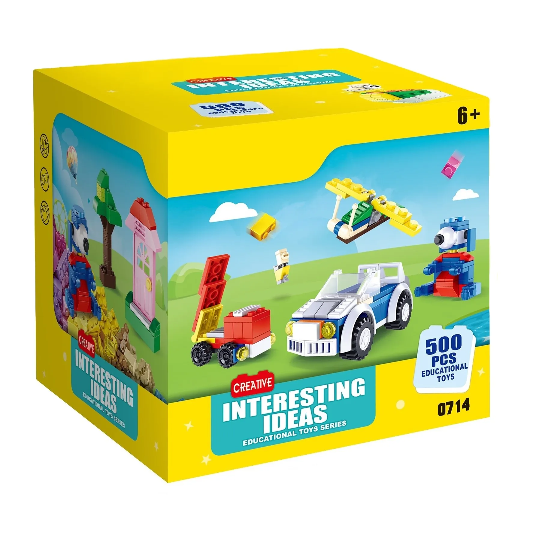 500pcs Creative Educational Construction Diy Compatible Brick Toys Set 500pcs-creative-educational-construction-diy-compatible-brick-toys-set