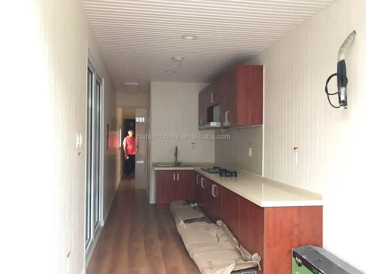 Shipping container house 40 foot 2 bedroom newest china prefab house modern house design
