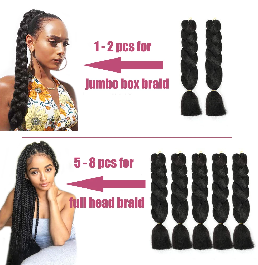 Best Hair For Jumbo Box Braids With Large Stock X Pression Braiding
