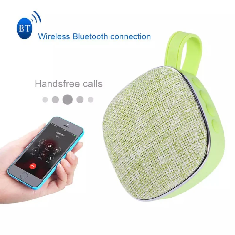 fashion fabric outdoor sport cloth Bluetooth speaker for mobile phone - ANKUX.COM