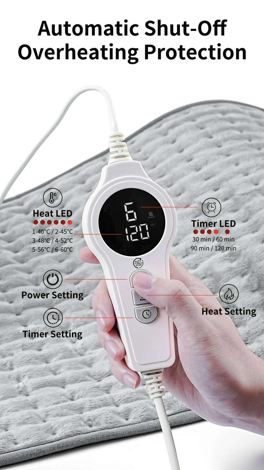 Foot Warmer, AC220V, EU Plug - detail 10