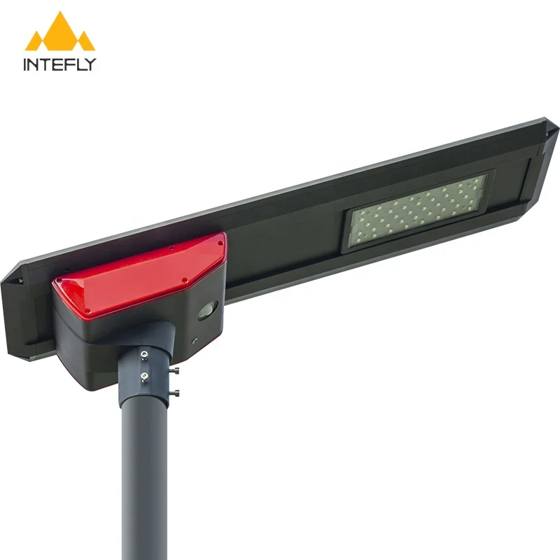 MPPT controller Super-thin body PIR sensor illumination lamp price  bluetppth app 40W solar led street light