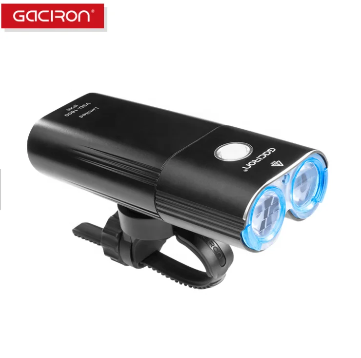 V9D-1800 Gaciron 1800 Lumen Power Bank LED Road Bike Led Light MTB  Front Torch Bike Bicycle Cycling Waterproof Lamp