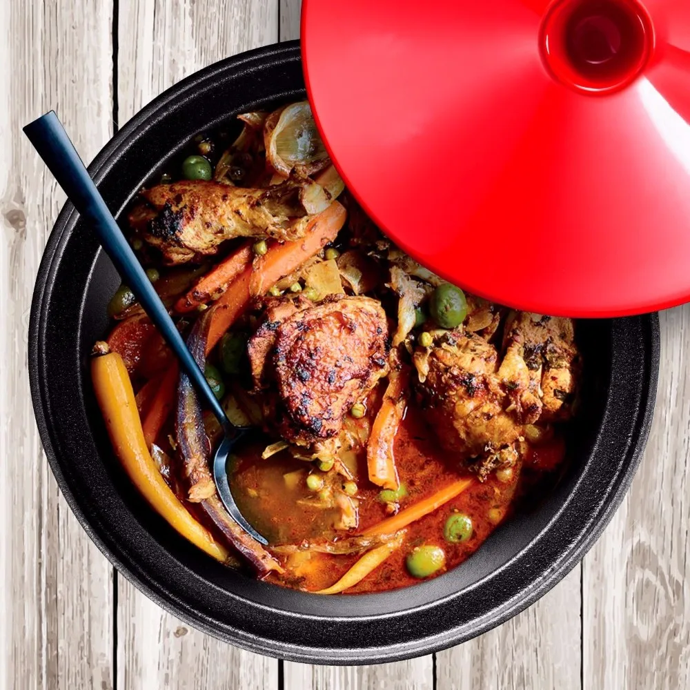 Cast Iron Cooking Tagine Moroccan Pot With Ceramic Lid Buy Moroccan Pot,Moroccan Pot With