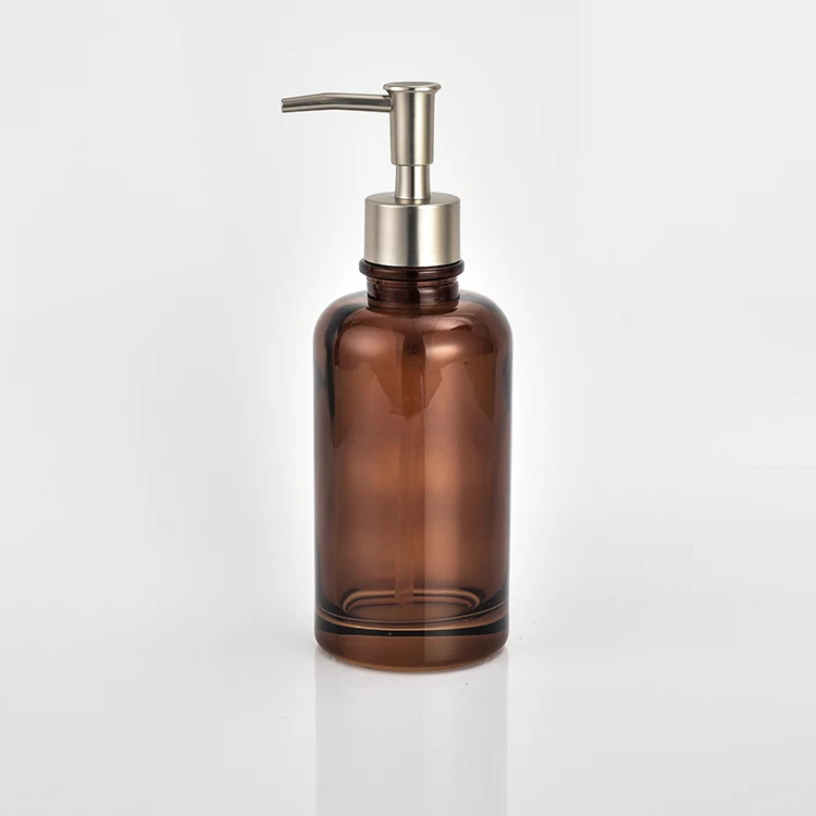 Modern Bathroom Countertop Amber Glass 5 Pcs Bathroom Accessory Set Buy Hotel Decoration Amber