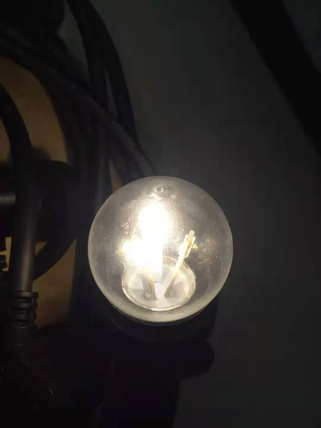 Waterproof Ip44 E27 g45 led lamp led globe light bulb outdoor e27 1w led lamp For christmas and holiday use