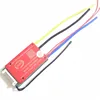 Balanced 36V 10Ah lithium ion battery pack bms 15A battery management system for electric skateboard with soft switch