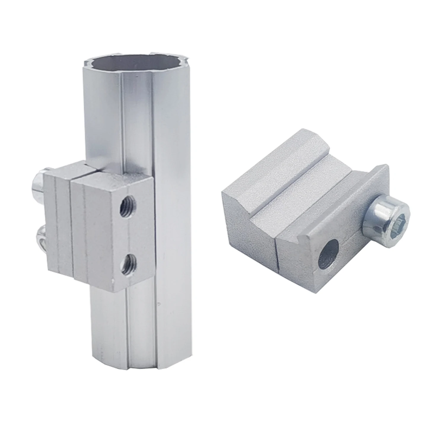 product functional accessories c third generation d28 aluminum alloy square shape lean pipe accessories profile aluminum tube connector-16