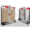 Hardwood Oaks Ceramic Tile Metal Flooring Display Racks For Showroom