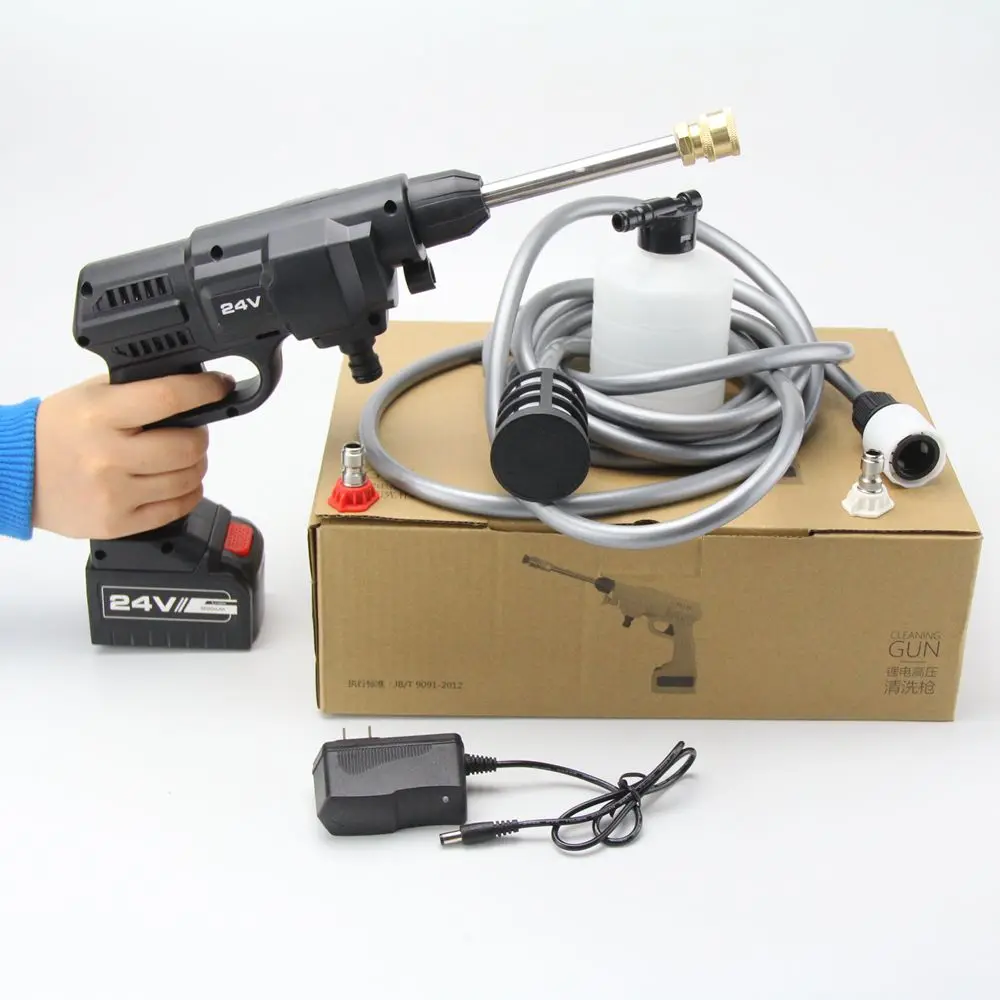 Factory New Lithium Battery Water Washing 24 V Wireless Car Washer