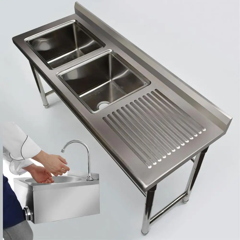 Venta al por mayor fregadero con griferia-Compre online los mejores