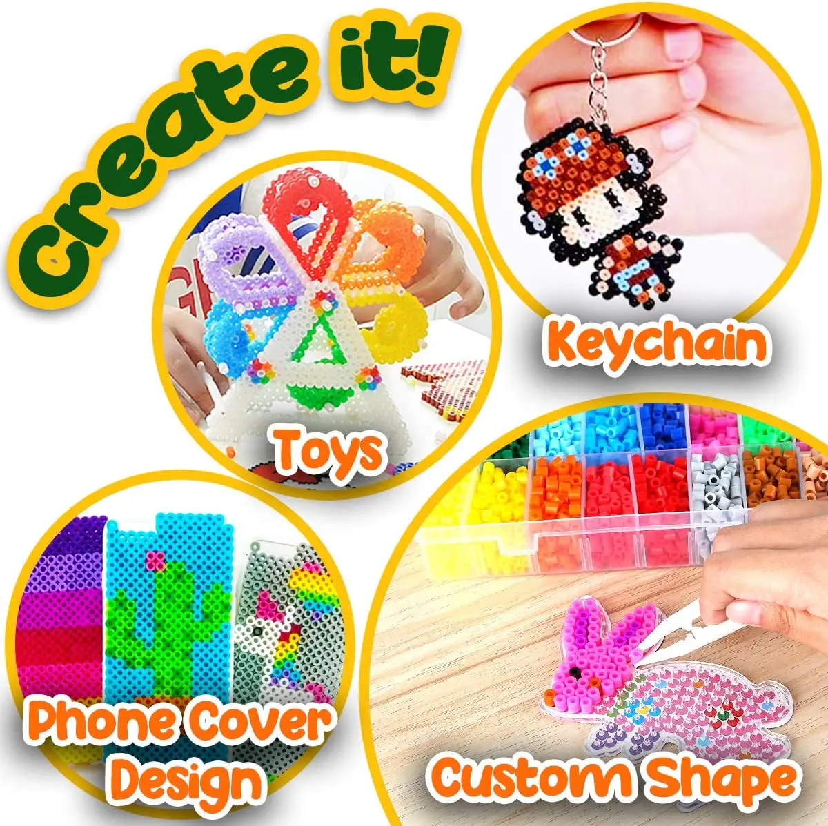 Kids DIY Decoration Toy-Metallic Bead Creations main image 1