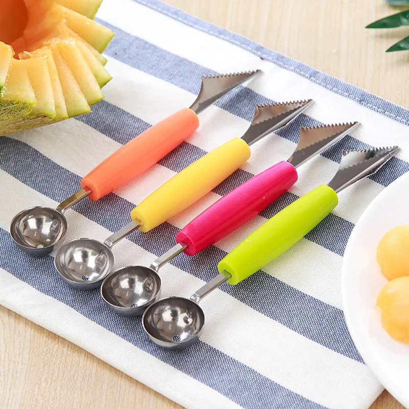 Placa de talla cuchillo de fruta Melón Cuchara Cuchara Sandía Cocina accessorisg