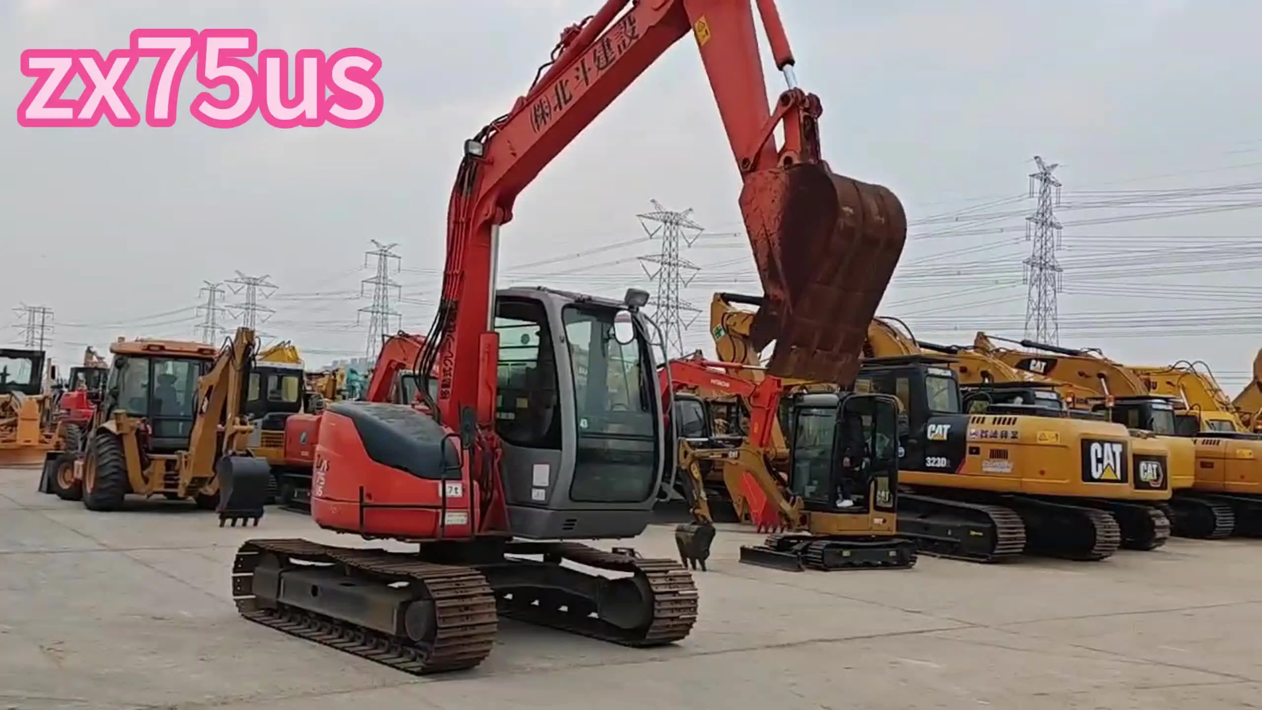 High Cost-Effective Hitachi 75 Zx75us Excavator in Stock