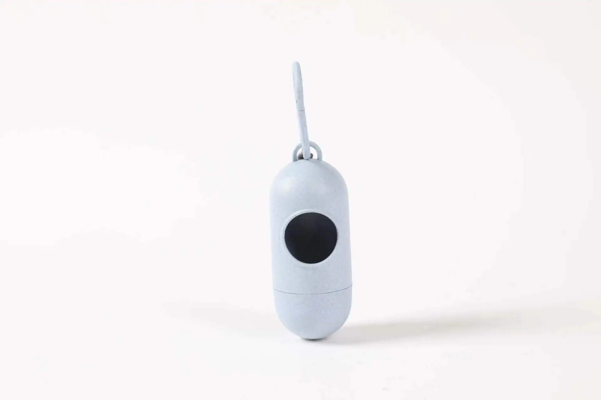 Wholesale Capsule-shaped Wheat-Straw Pet Waste Bag Holder Dog Poop Bag Dispenser