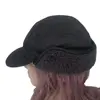 Top Quality Custom Winter Polyester 5 Panels Ear Flap Snap Buttons Trapper Hat For Men Women