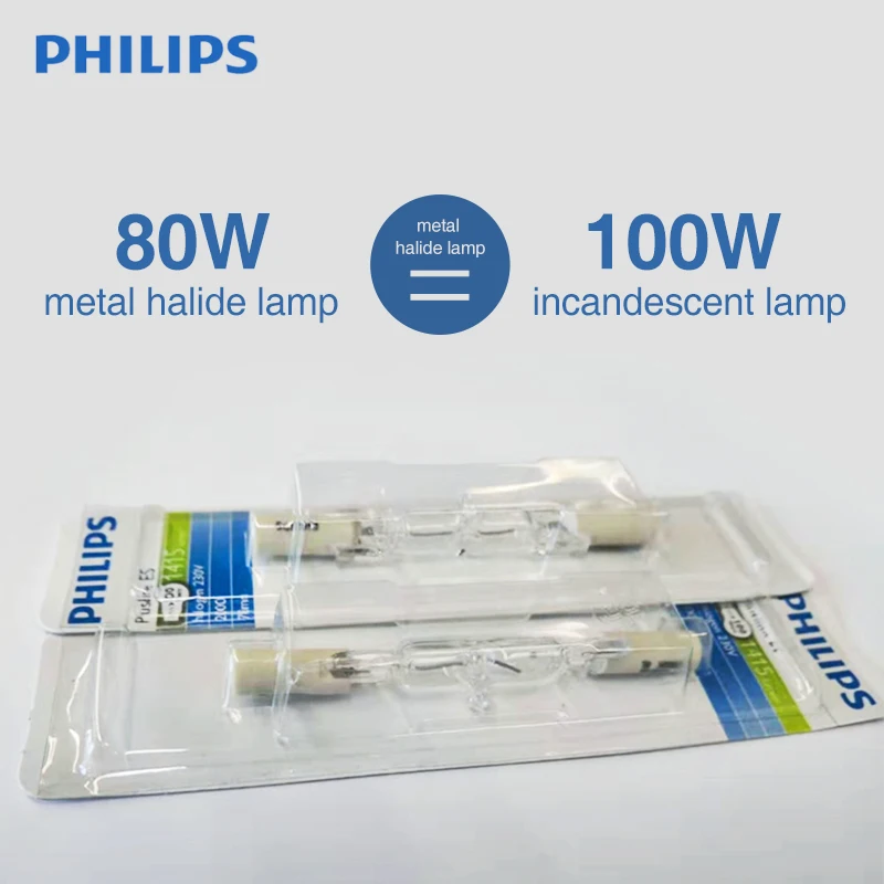 80W R7S 230V 2900K Plusline ES 1415 Lumen 2000h 78mm 6L Halogen Lamp Bulbs