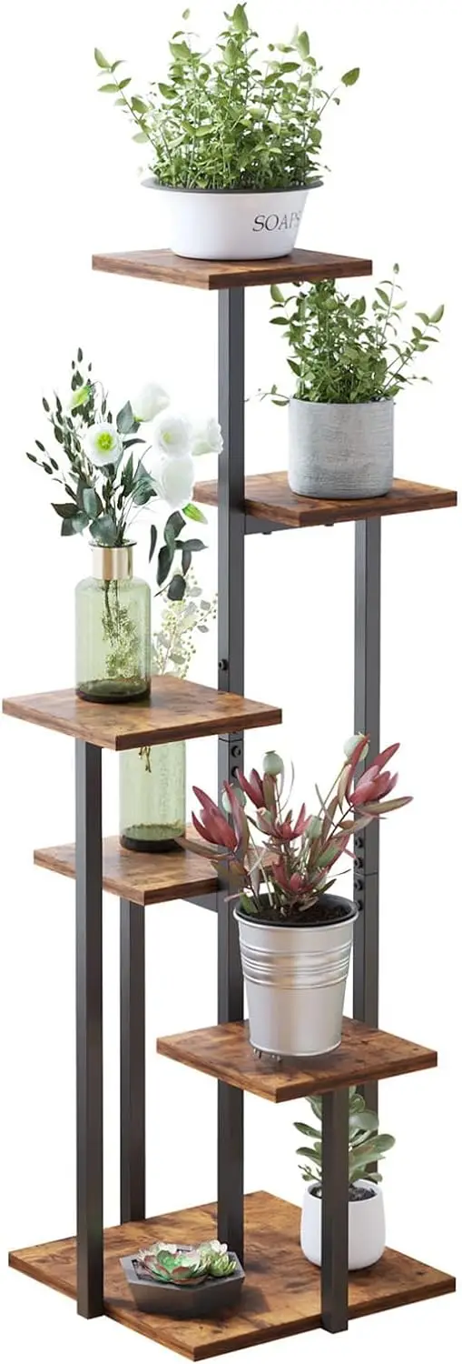 Staggered Design Corner Upgrade Greenery Habitat Corner Flower Stand ...