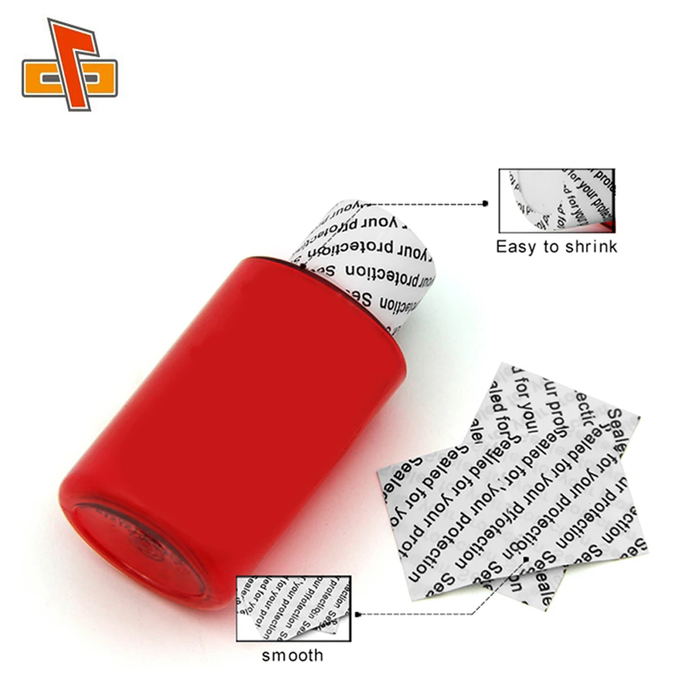 High Quality! Pvc Glass Bottle Neck Shrink Sleeve Heat Shrink Cap Seal