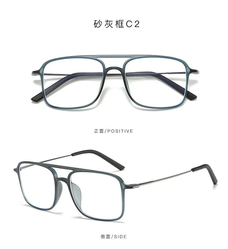 2020 New Arrivals Vintage Square Men Eyeglasses Spectacle Frames Ultem ...