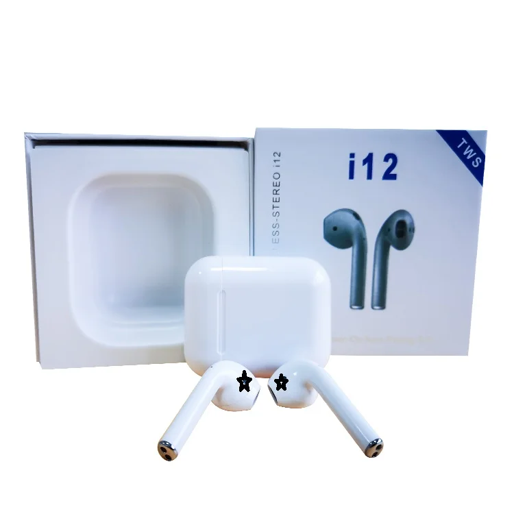 best selling products 2020 wireless headphone earphones i12 tws wireless bluetooth headphone earphones i200 i500 i9000tws - ANKUX.COM