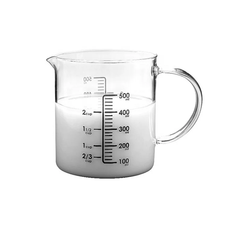 Kitchen Laboratory Clear Glass Beaker Measuring Cup Glass Measuring Cup