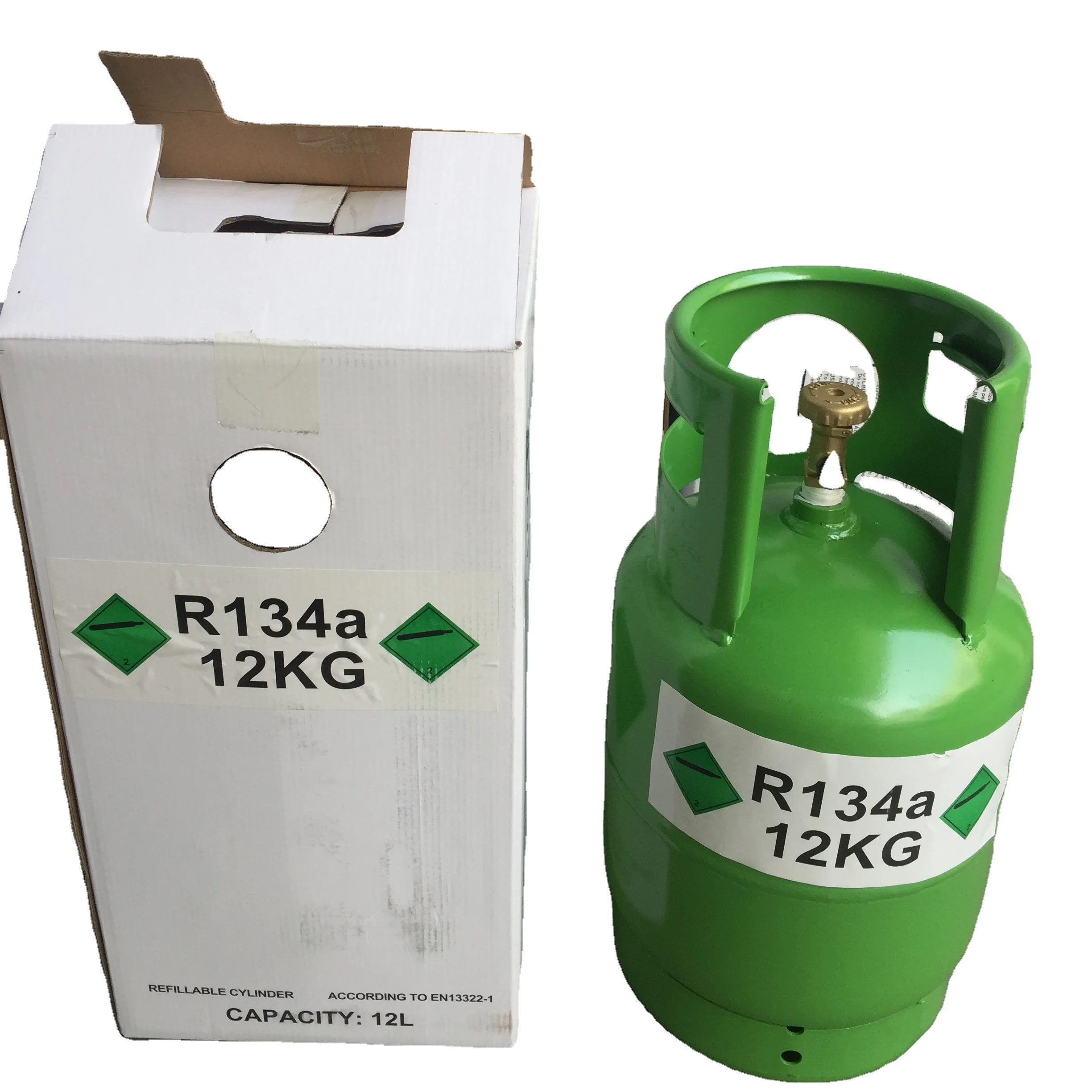 Refrigerant Gas R134a Suit For Eu Market Refillable Cylinder 12kg Buy