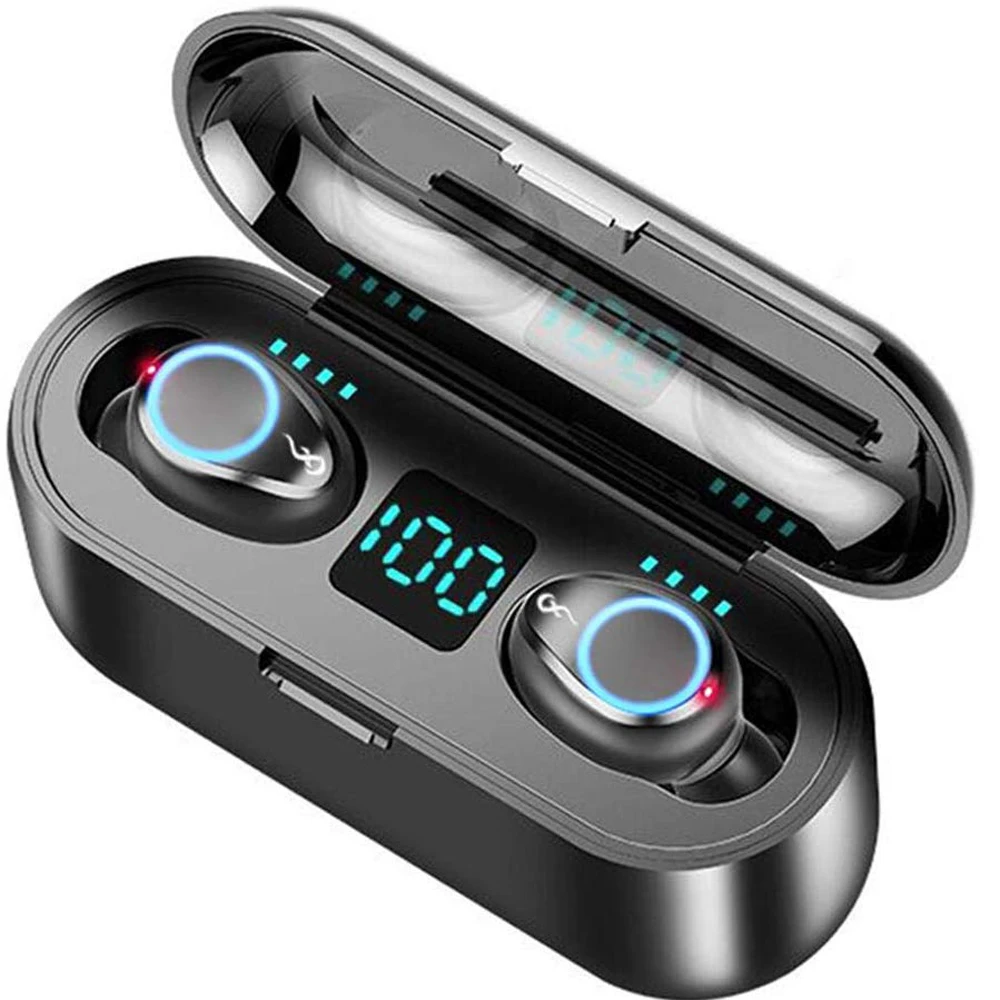 Black Color I50000 TWS Earbuds JL Chip With Qi Charger Pop Up Windows Smart sensor Bluetooth 5.0 Earphone - ANKUX.COM