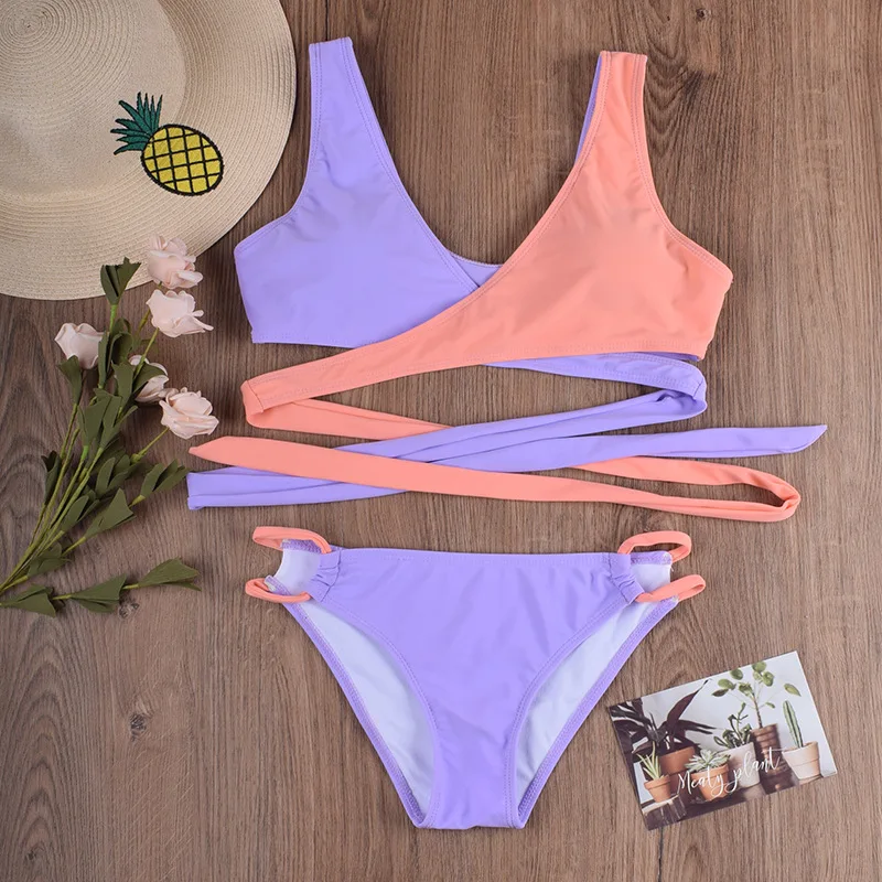 Bath Suit Swimwear Custom Two Pieces Brazilian Swimwear Micro Bikini