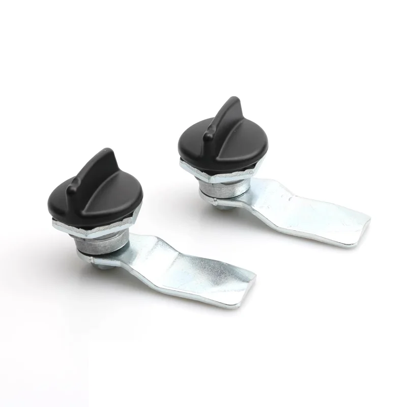 Electric Cabinet Alloy Ms715-2 Tongue Lock Ms705-3C-4 Black Knob Cylinder Lock for Decorations with Cutting Service manufacture