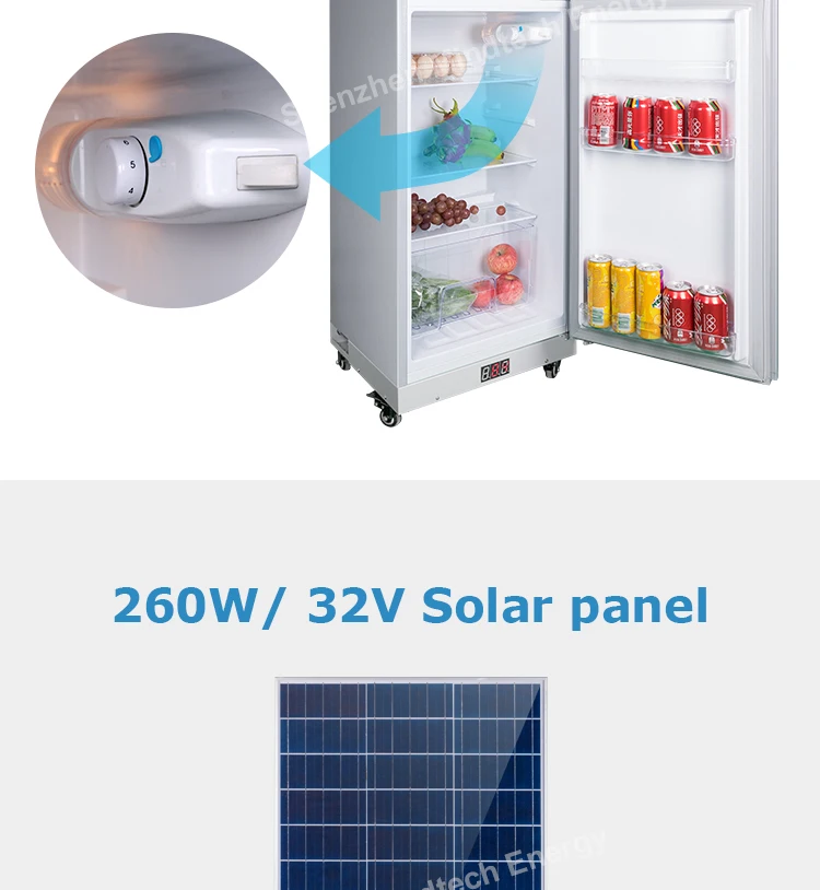 24v All In One Solar Fridge With Inbuilt Lithium Battery Dc Sun Energy Freezer Rechargeable
