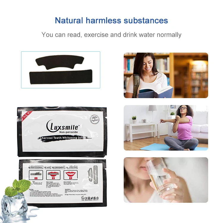 Oem Package Box Non Peroxide Activated Charcoal Teeth ...