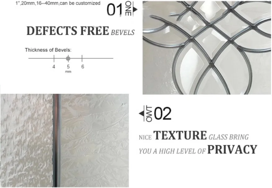 Stained Textured Glass Inserts For Door Beveled Glass Inserts With