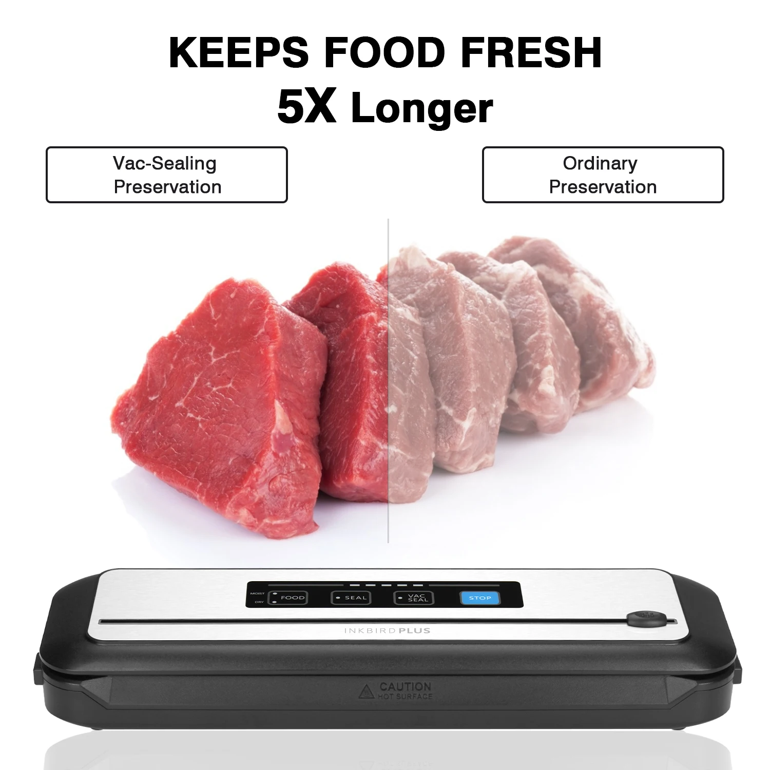 Fresh World Vacuum Sealer Inkbird Deluxe Cooker Inkvs01 Machine